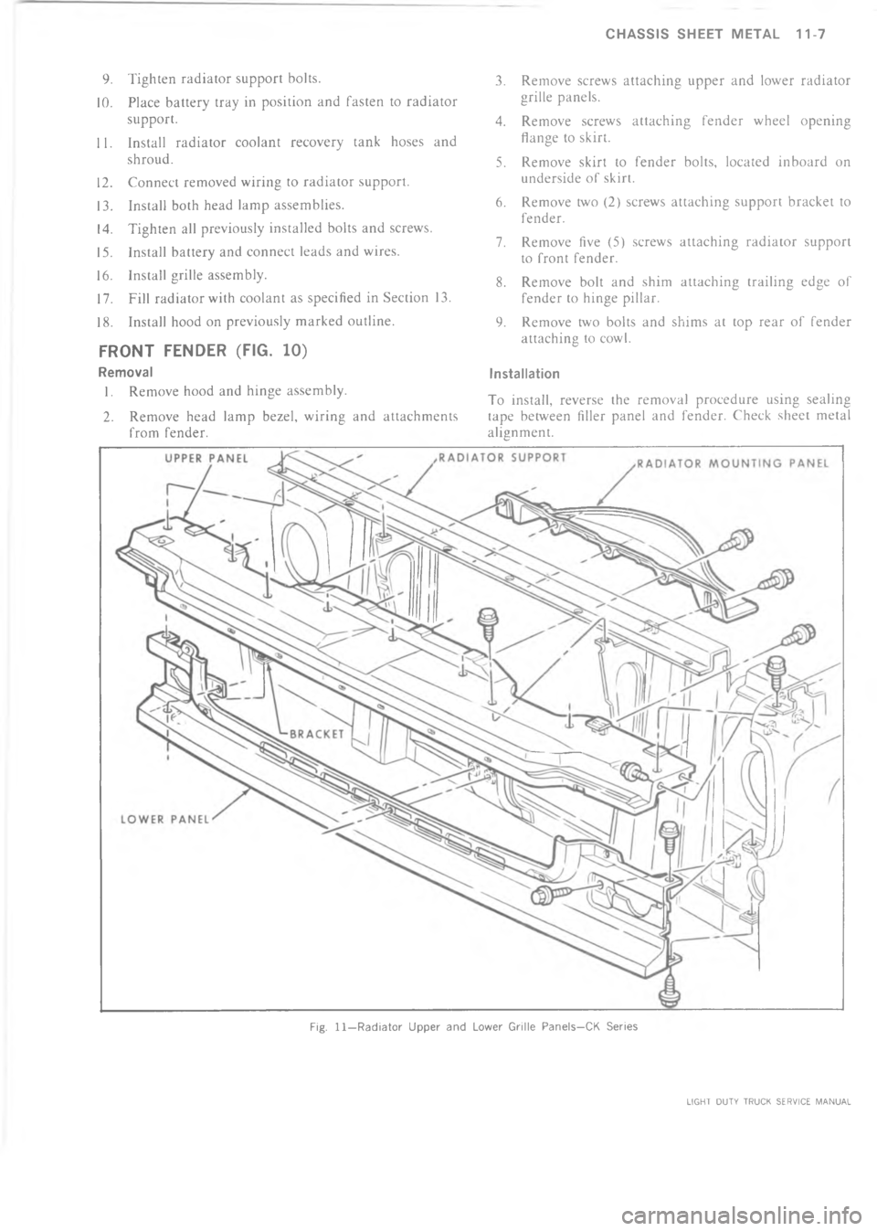 CHEVROLET LIGHT DUTY TRUCK 1973  Service Manual 	 	  C2" % *      !   !
(,  !.!   *  %        .     
         !  ! 