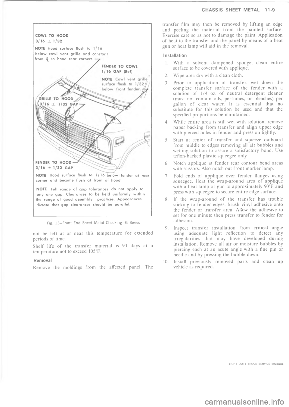 CHEVROLET LIGHT DUTY TRUCK 1973  Service Manual 	 	  ?  	
G
*

#




*
!










,

-

%
*

!

\(

!
>
%
!
!
/

.
1

.

9
.
3
!
.

:
!

!

2






 
