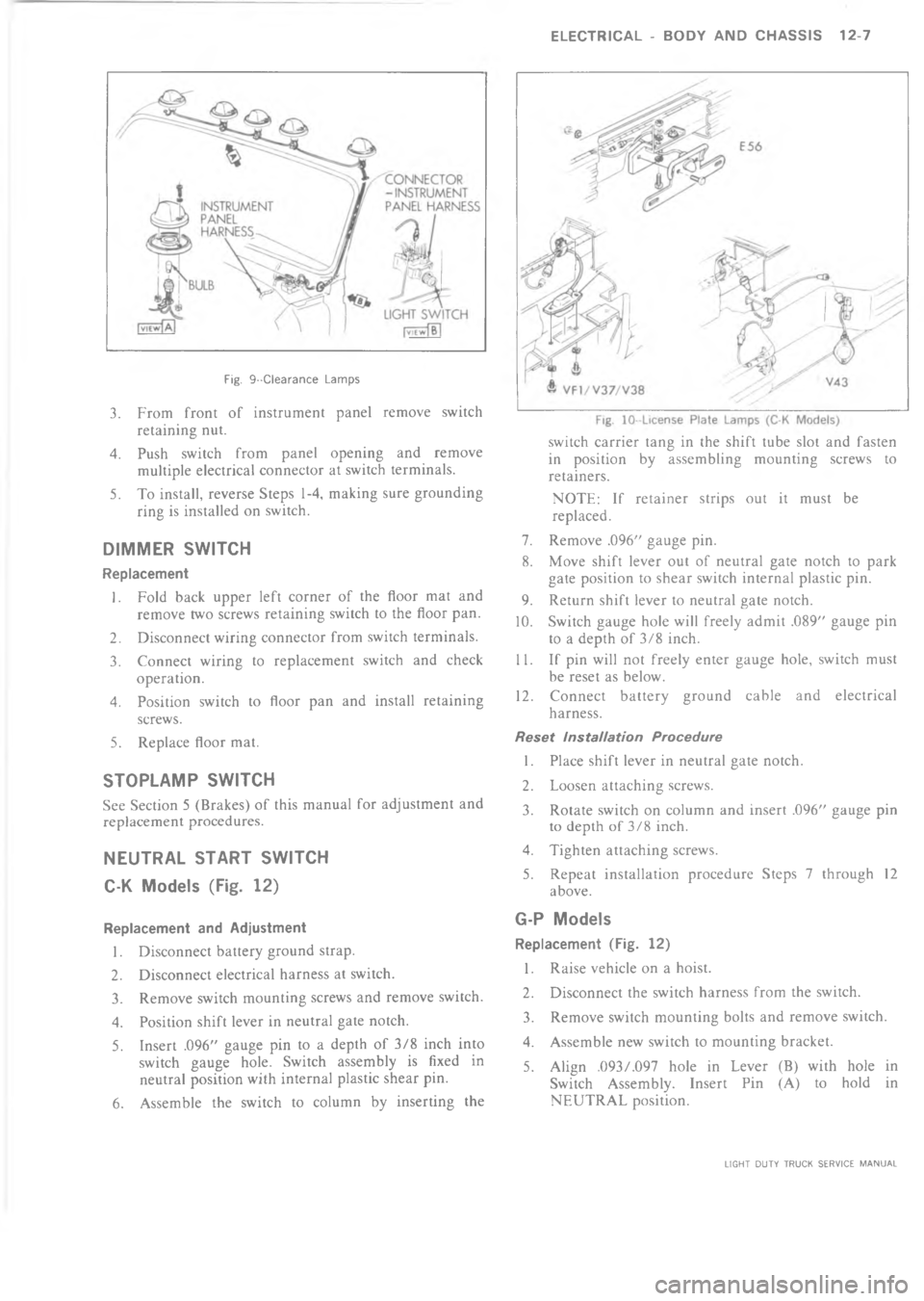 CHEVROLET LIGHT DUTY TRUCK 1973  Service Manual   6  	 4C 9	! +&
\(

/

1


%B



\(

/
!
1





%B


\(
/
1
!

9!


+

3
:
%
2





*



\(

/
1


%