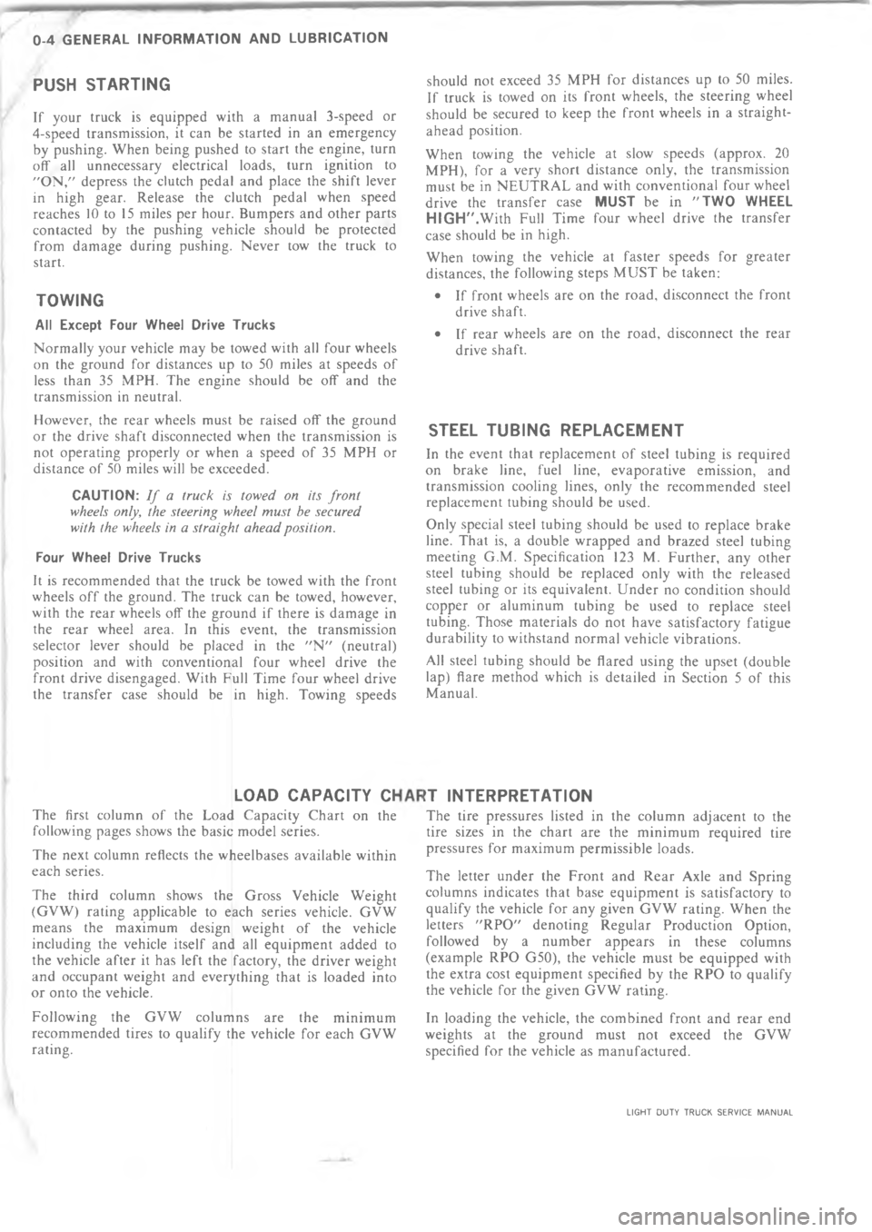 CHEVROLET LIGHT DUTY TRUCK 1973  Service Manual  A              	 
	
/


H




!

&&
+

!!

A



,


# 
	
.
.

!




"

"

"
>





5

!
	
!

;


K