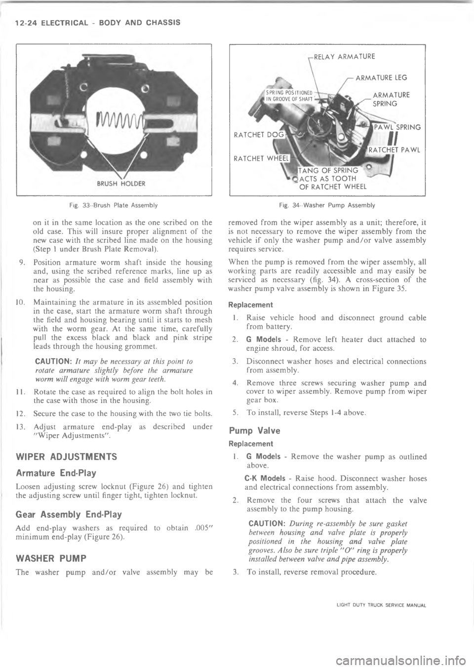 CHEVROLET LIGHT DUTY TRUCK 1973  Service Manual  4 4 A    6  	 229/%   &5



>
2






.




&




H





4



!


;
.
!
.
%




\(

/

%
1



