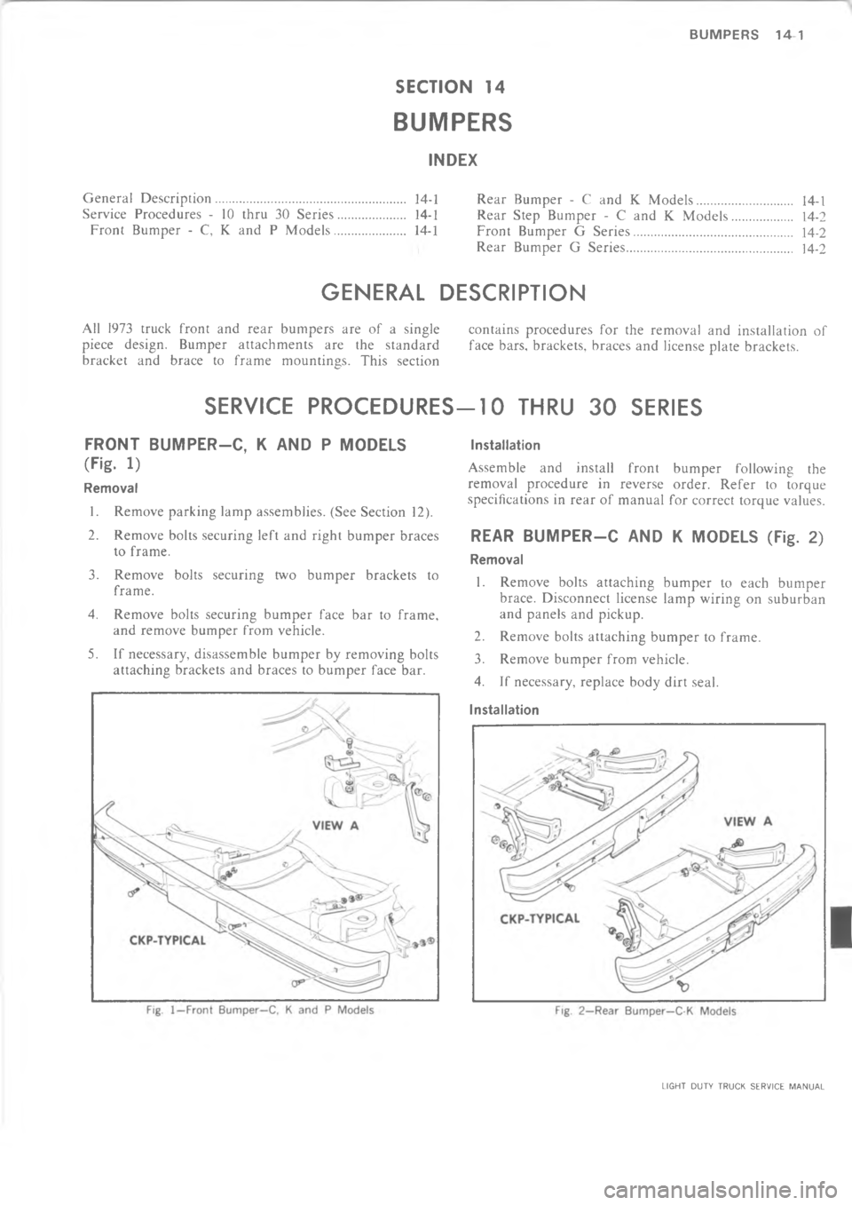 CHEVROLET LIGHT DUTY TRUCK 1973  Service Manual          A           A




5
,

,

5

,


4










\(

/

1
4!!

!!






\(
/

 