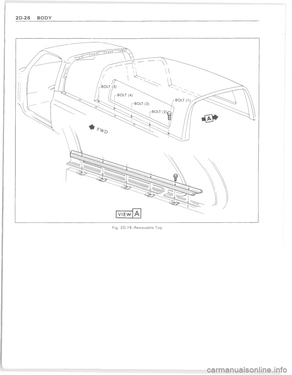 CHEVROLET PASSENGER 1978  Overhaul Manual ; :5$%55G!  