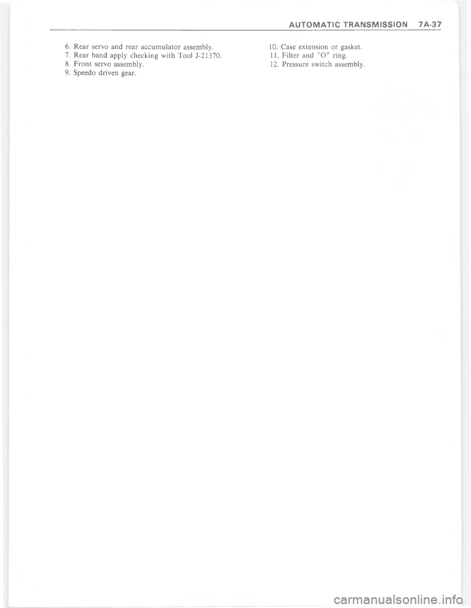 CHEVROLET PASSENGER 1978  Overhaul Manual  9 ) 1  ! !%2
" 9 %1 2 -$ ;-  NB"
* ( ) !%2
 .1 1) $ & 7  $
 (