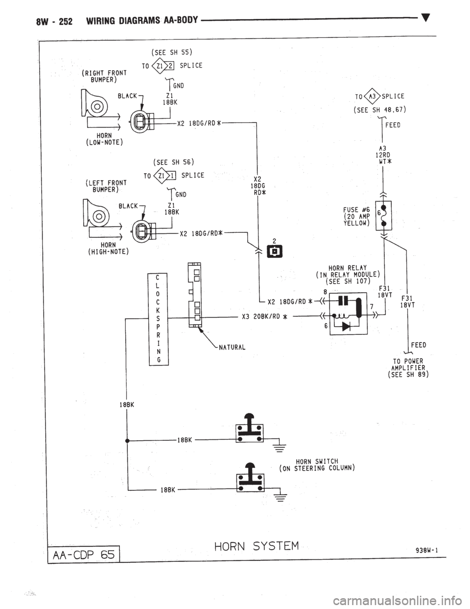CHEVROLET PLYMOUTH ACCLAIM 1993 Service Manual CHEVROLET PLYMOUTH ACCLAIM 1993 Service Manual