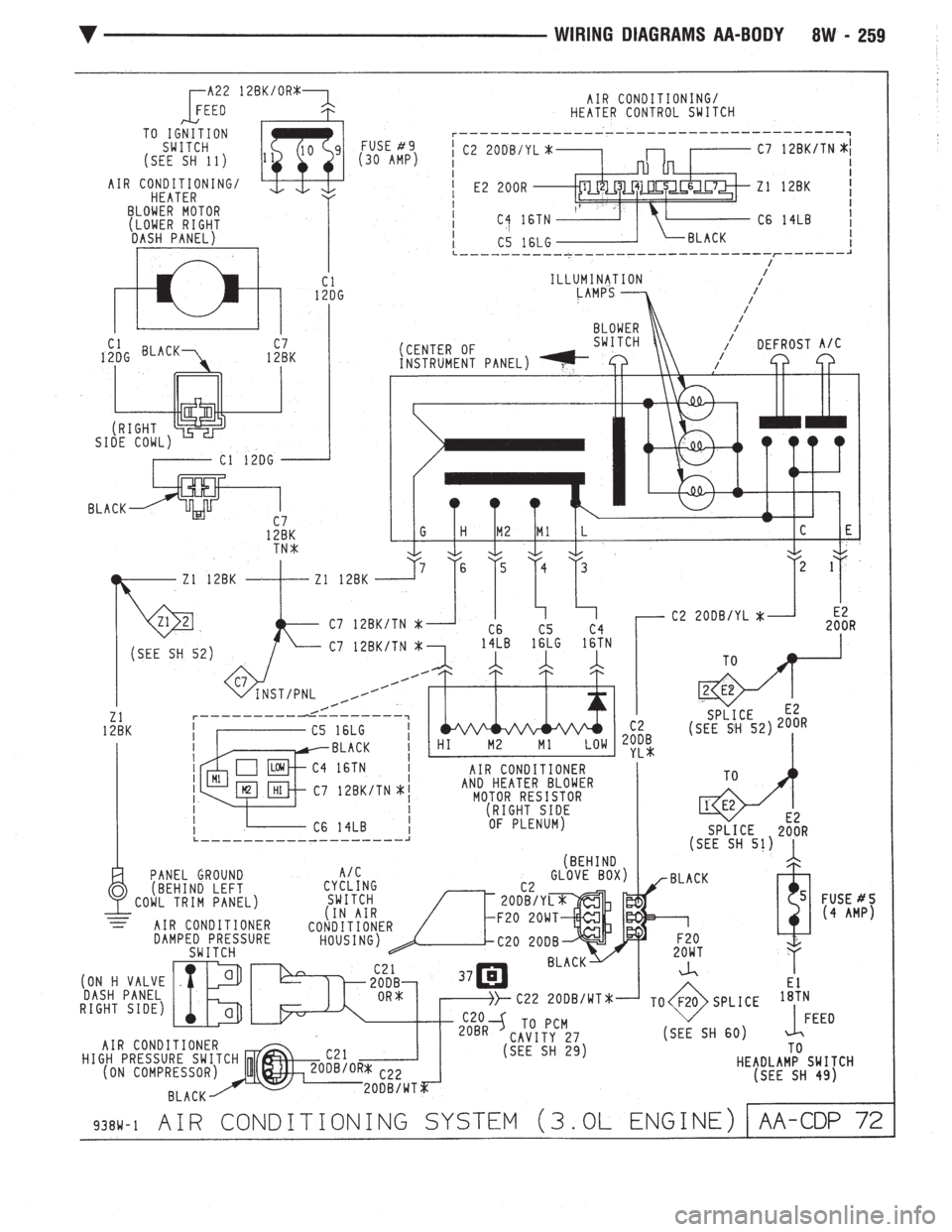 CHEVROLET PLYMOUTH ACCLAIM 1993 Service Manual CHEVROLET PLYMOUTH ACCLAIM 1993 Service Manual