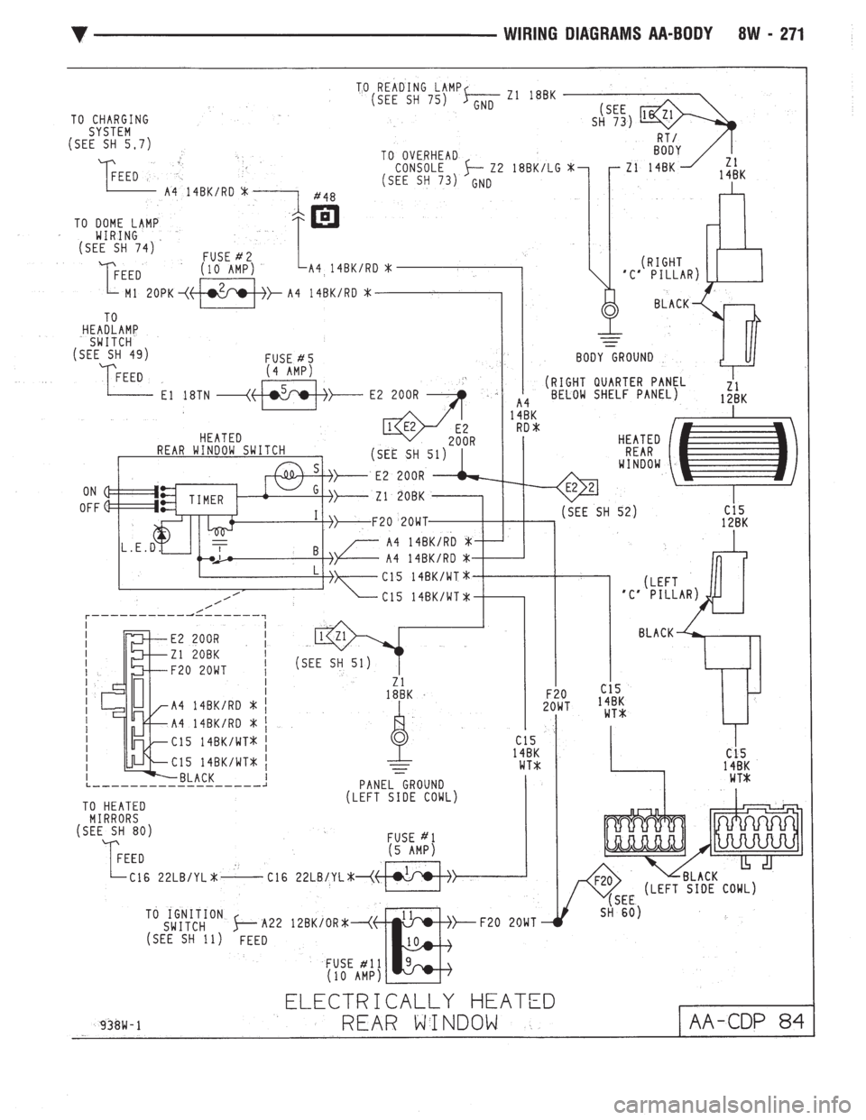 CHEVROLET PLYMOUTH ACCLAIM 1993 Service Manual CHEVROLET PLYMOUTH ACCLAIM 1993 Service Manual