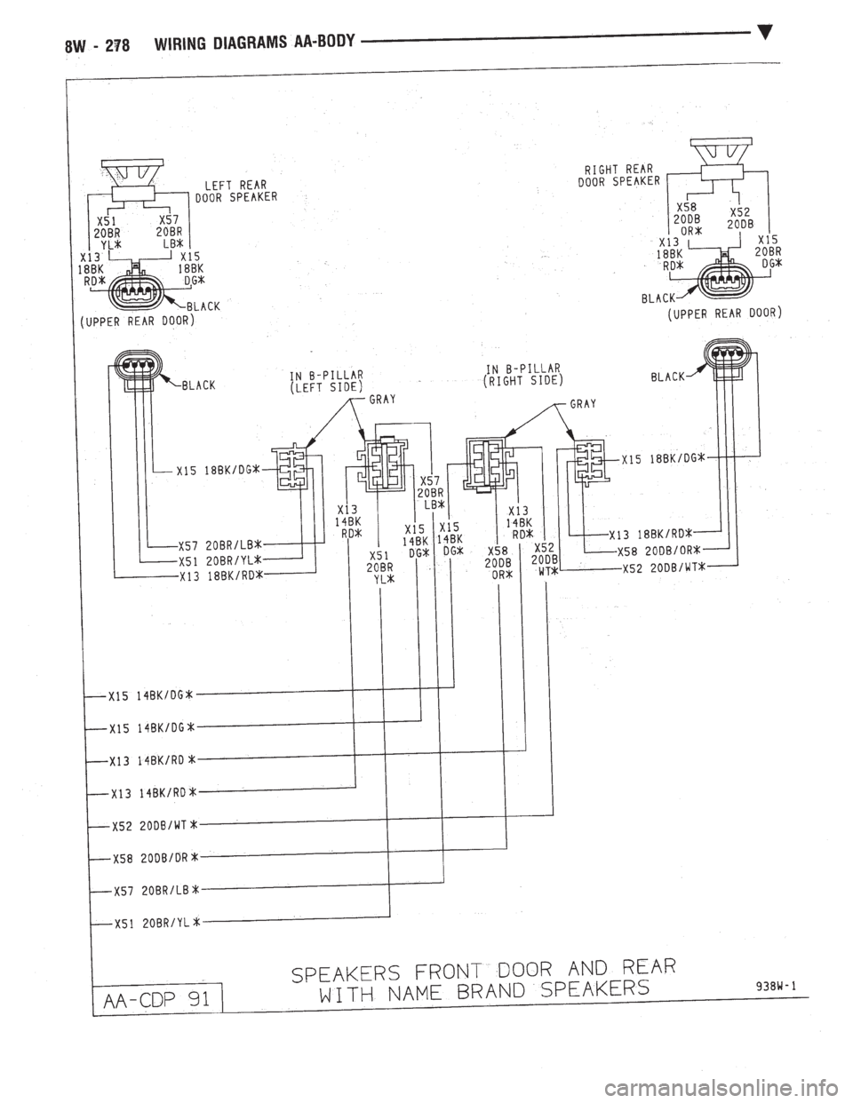 CHEVROLET PLYMOUTH ACCLAIM 1993 Service Manual CHEVROLET PLYMOUTH ACCLAIM 1993 Service Manual