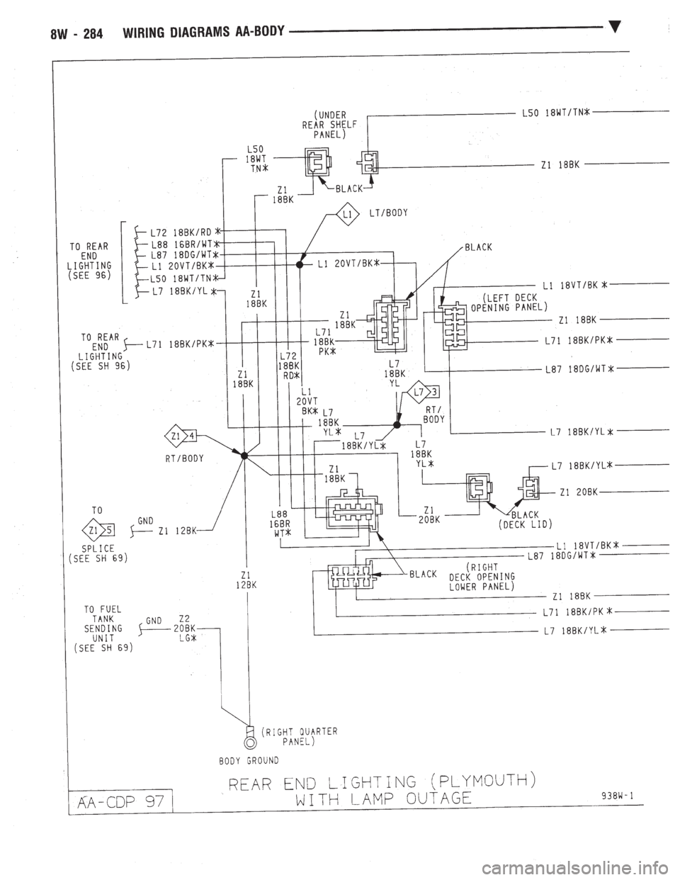 CHEVROLET PLYMOUTH ACCLAIM 1993 Service Manual CHEVROLET PLYMOUTH ACCLAIM 1993 Service Manual