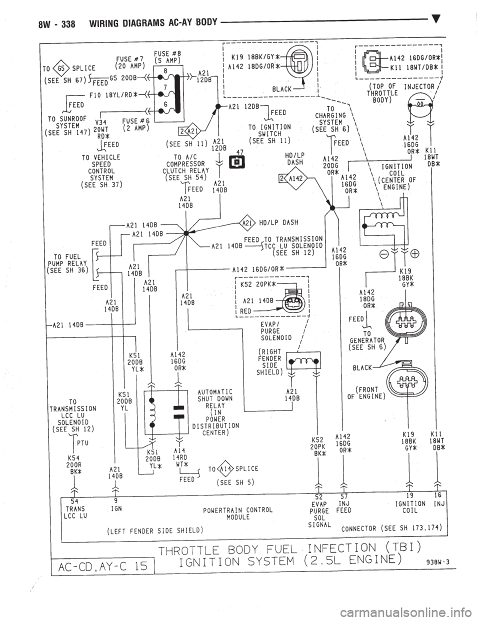 CHEVROLET PLYMOUTH ACCLAIM 1993 Service Manual CHEVROLET PLYMOUTH ACCLAIM 1993 Service Manual