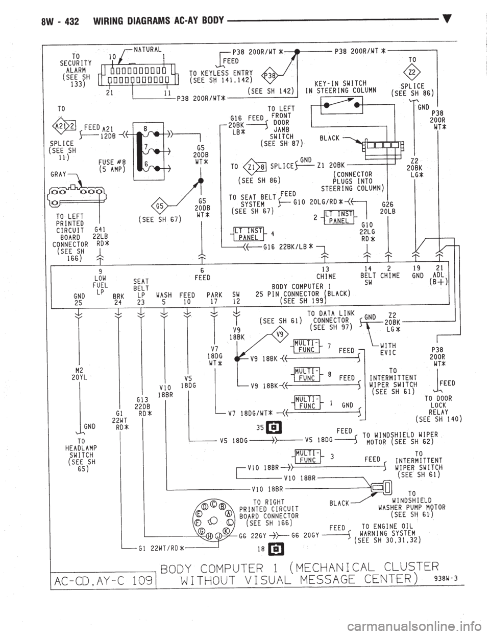 CHEVROLET PLYMOUTH ACCLAIM 1993 Service Manual CHEVROLET PLYMOUTH ACCLAIM 1993 Service Manual