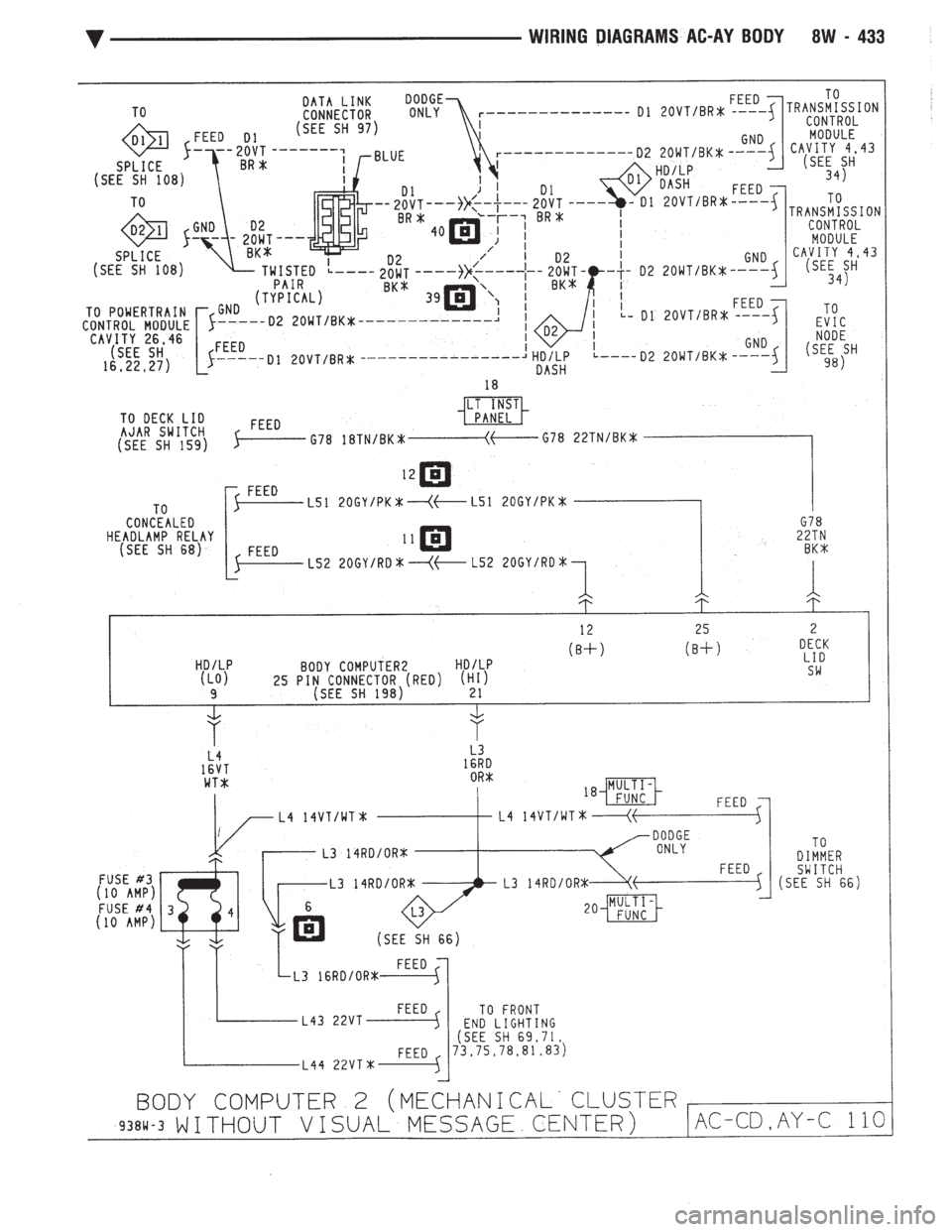 CHEVROLET PLYMOUTH ACCLAIM 1993 Service Manual CHEVROLET PLYMOUTH ACCLAIM 1993 Service Manual