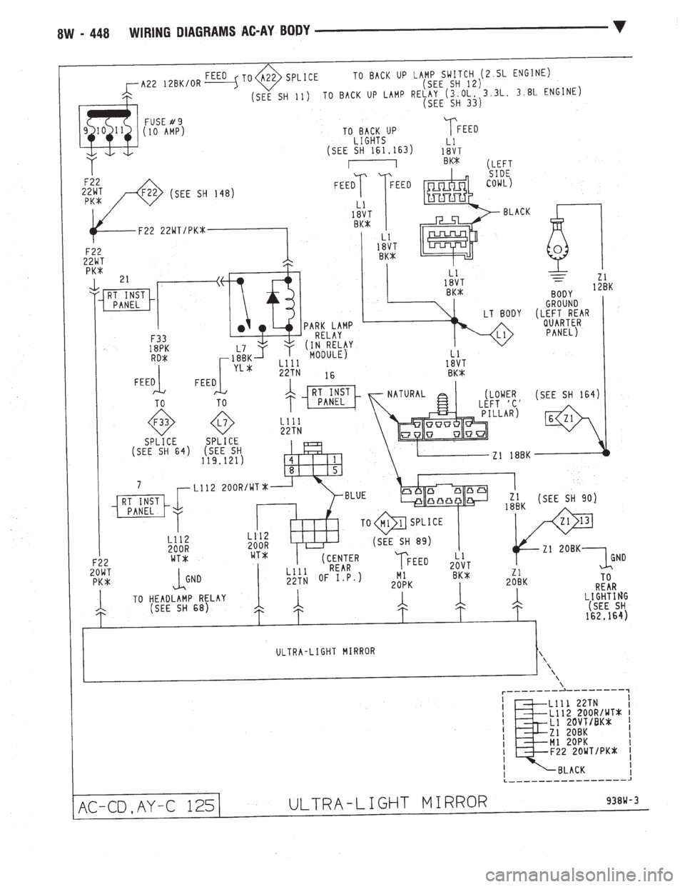 CHEVROLET PLYMOUTH ACCLAIM 1993 Service Manual CHEVROLET PLYMOUTH ACCLAIM 1993 Service Manual