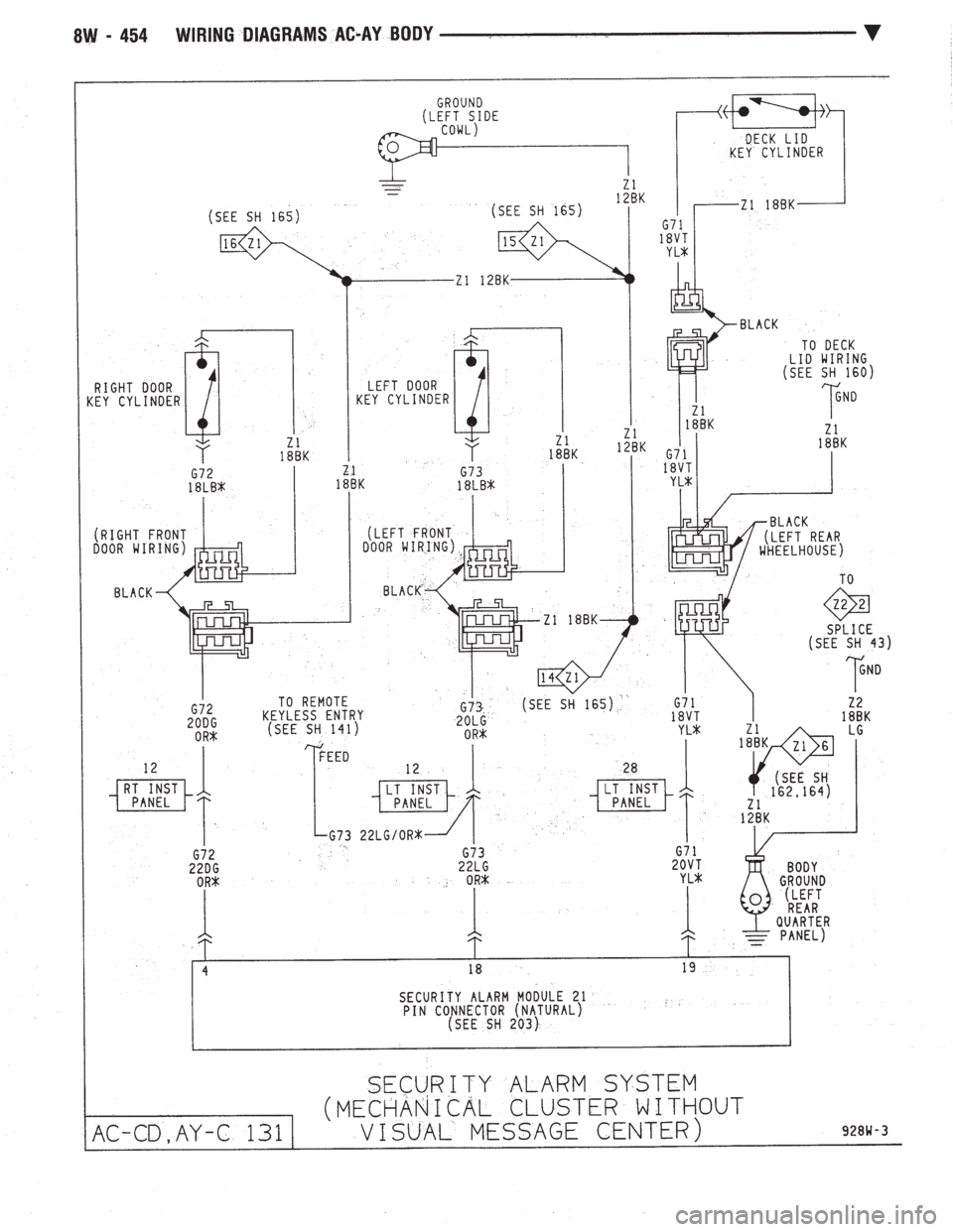 CHEVROLET PLYMOUTH ACCLAIM 1993 Service Manual CHEVROLET PLYMOUTH ACCLAIM 1993 Service Manual