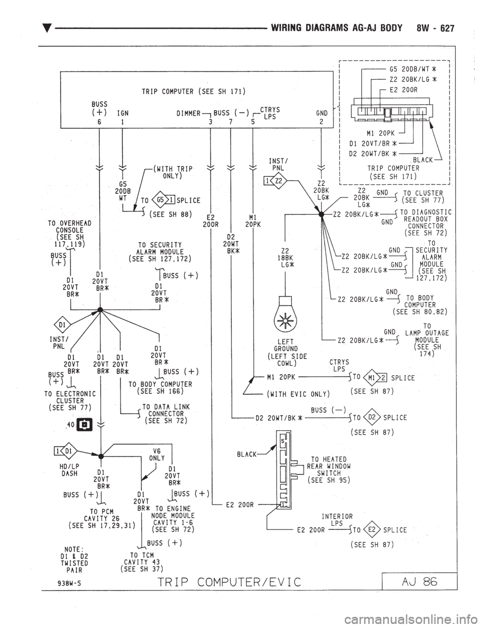 CHEVROLET PLYMOUTH ACCLAIM 1993 Service Manual CHEVROLET PLYMOUTH ACCLAIM 1993 Service Manual