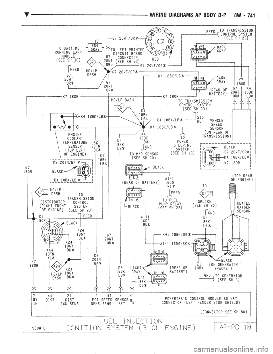 CHEVROLET PLYMOUTH ACCLAIM 1993  Service Manual 