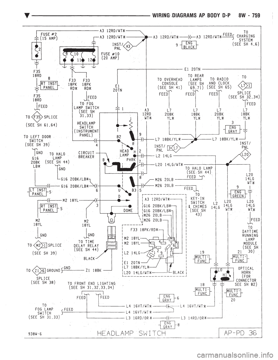 CHEVROLET PLYMOUTH ACCLAIM 1993 Service Manual CHEVROLET PLYMOUTH ACCLAIM 1993 Service Manual