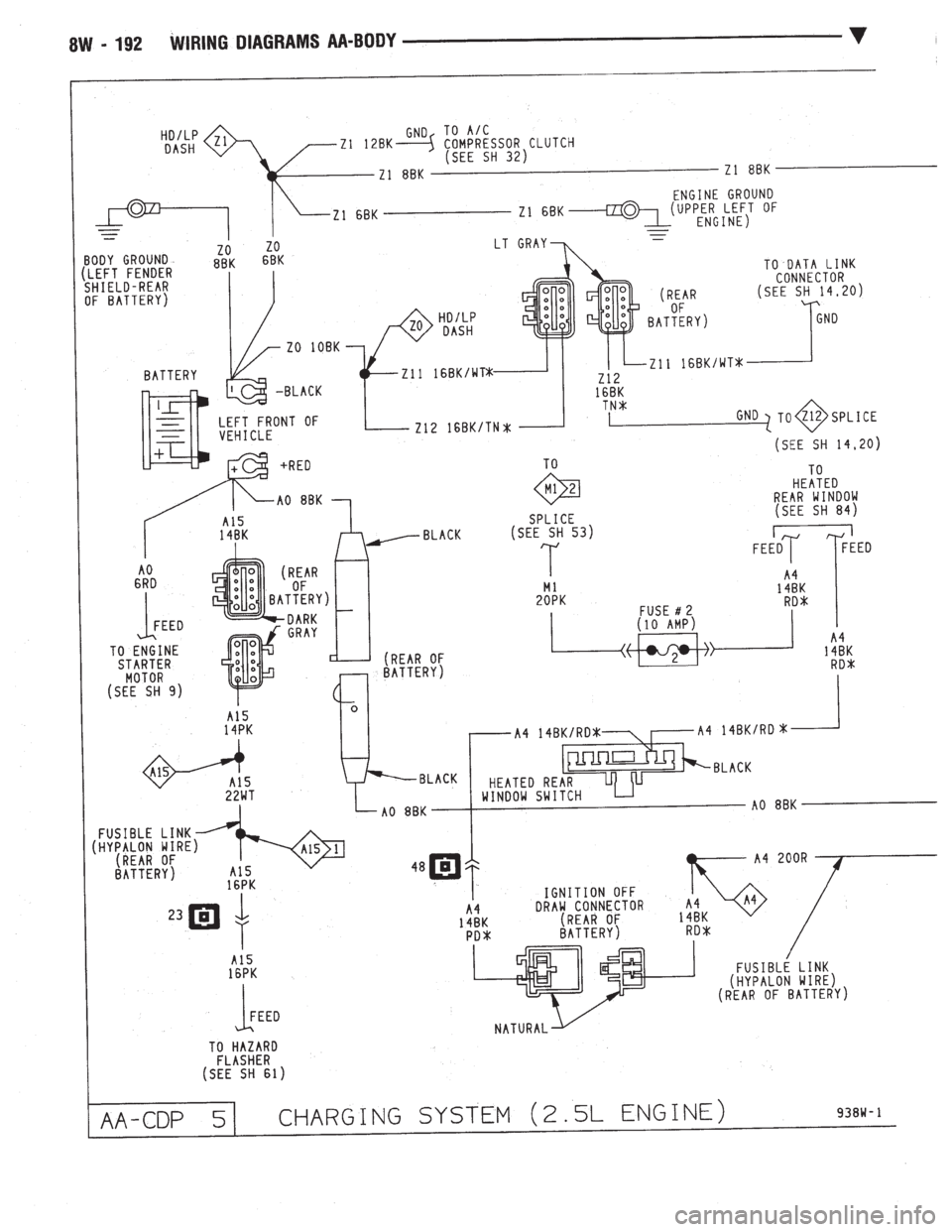 CHEVROLET PLYMOUTH ACCLAIM 1993 Service Manual CHEVROLET PLYMOUTH ACCLAIM 1993 Service Manual