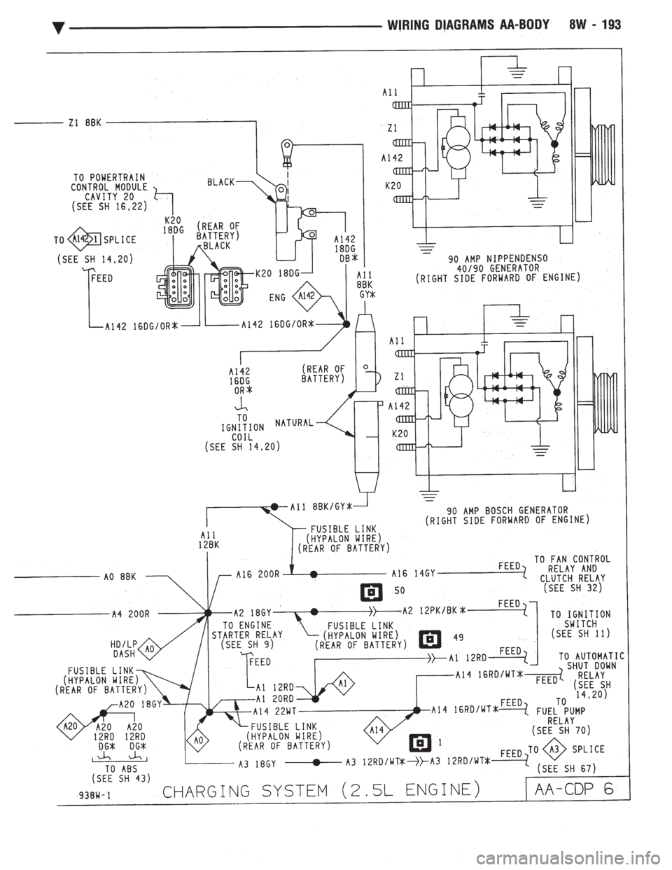 CHEVROLET PLYMOUTH ACCLAIM 1993 Service Manual CHEVROLET PLYMOUTH ACCLAIM 1993 Service Manual