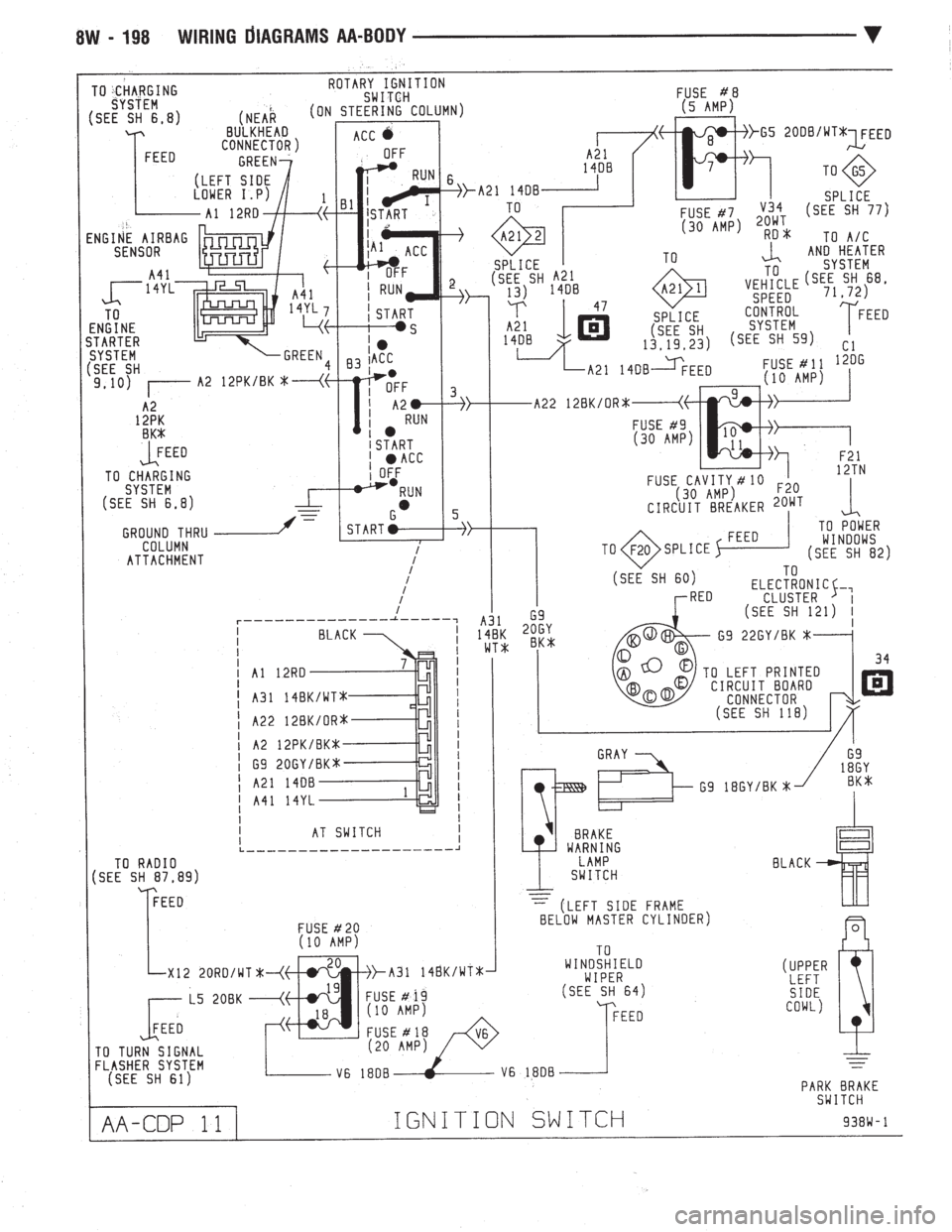 CHEVROLET PLYMOUTH ACCLAIM 1993 Service Manual CHEVROLET PLYMOUTH ACCLAIM 1993 Service Manual