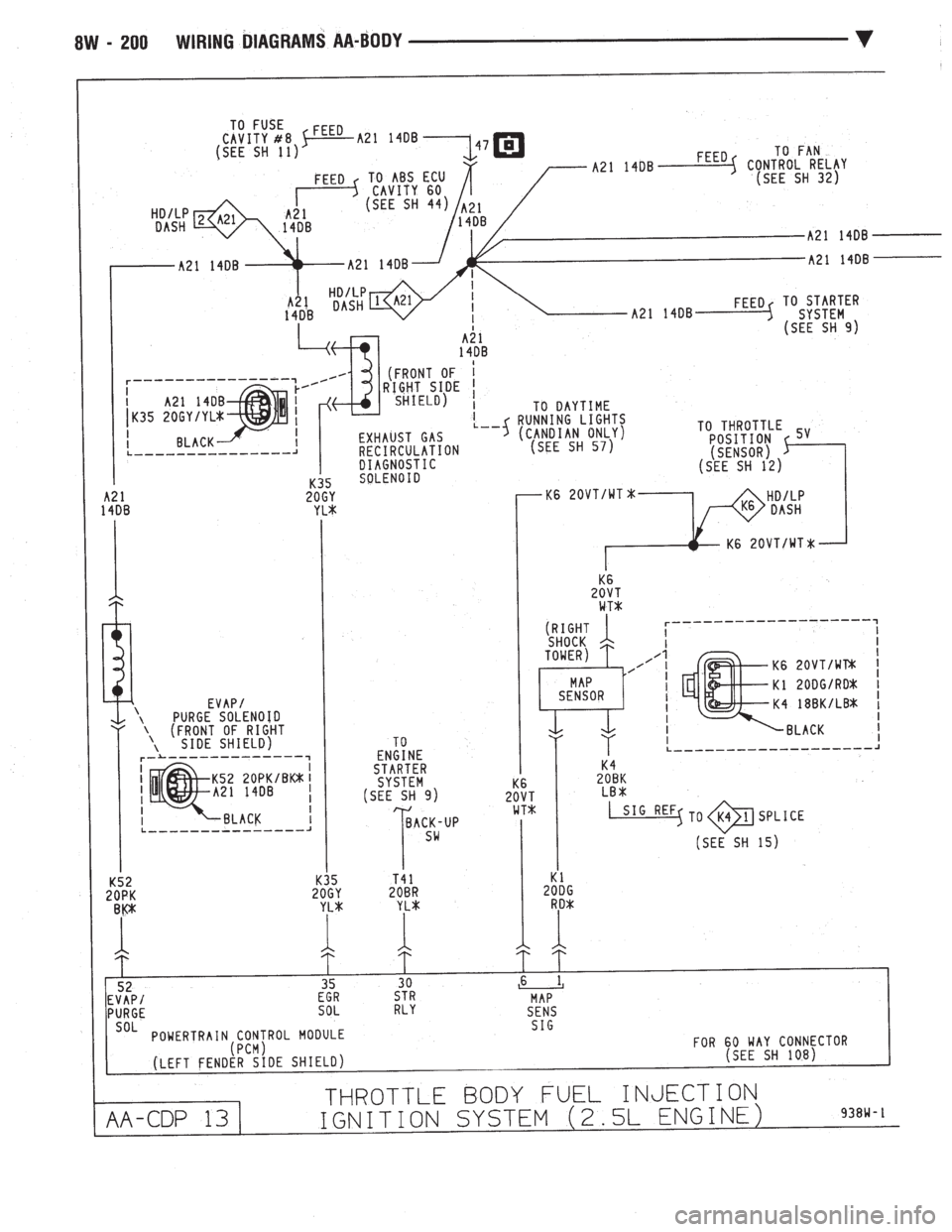 CHEVROLET PLYMOUTH ACCLAIM 1993 Service Manual CHEVROLET PLYMOUTH ACCLAIM 1993 Service Manual