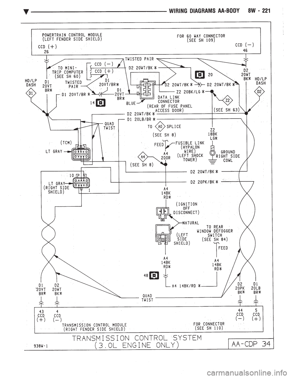 CHEVROLET PLYMOUTH ACCLAIM 1993 Service Manual CHEVROLET PLYMOUTH ACCLAIM 1993 Service Manual