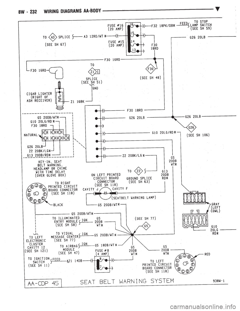 CHEVROLET PLYMOUTH ACCLAIM 1993 Service Manual CHEVROLET PLYMOUTH ACCLAIM 1993 Service Manual