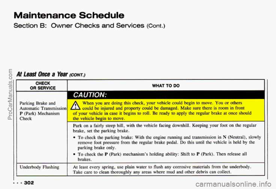 CHEVROLET CAMARO 1993 Owners Manual ProCarManuals.com CHEVROLET CAMARO 1993 Owners Manual ProCarManuals.com
