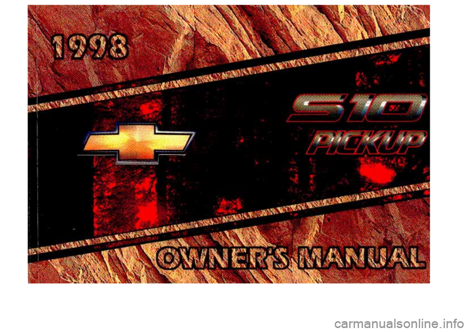 CHEVROLET S10 1998  Owners Manual ProCarManuals.com 