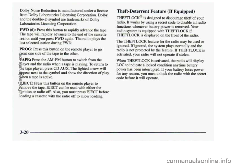CHEVROLET S10 1998 Owners Manual ProCarManuals.com CHEVROLET S10 1998 Owners Manual ProCarManuals.com