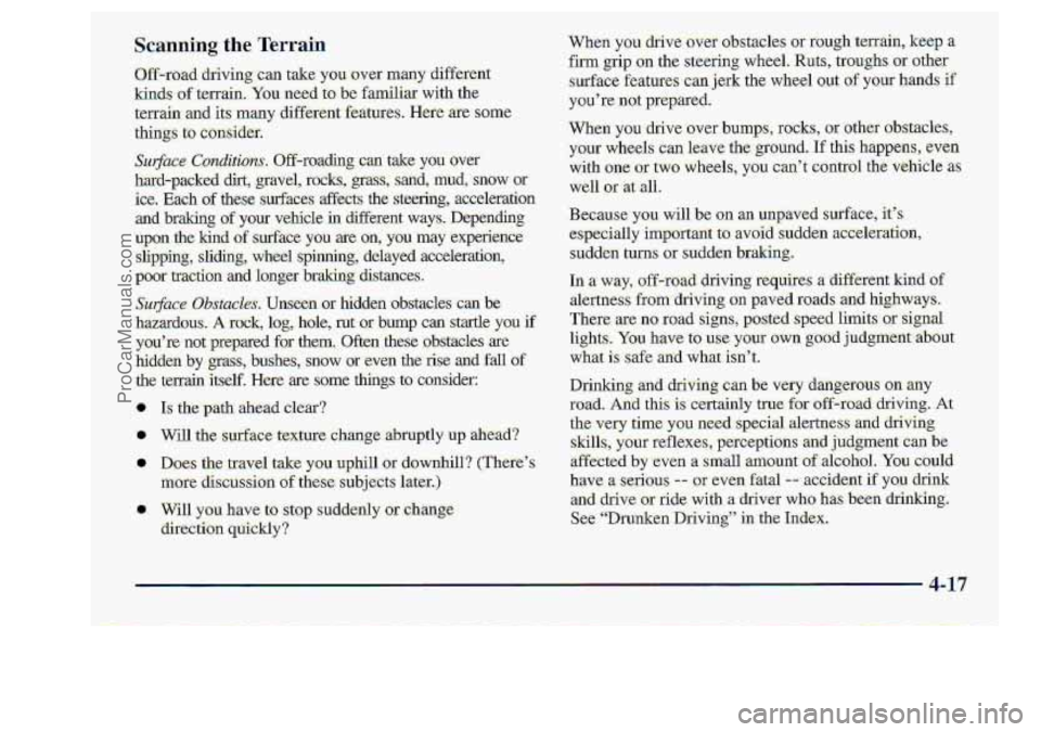 CHEVROLET S10 1998  Owners Manual ProCarManuals.com 
