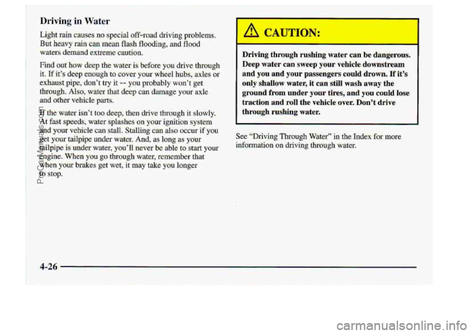 CHEVROLET S10 1998  Owners Manual ProCarManuals.com 