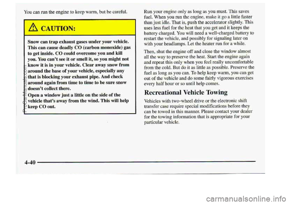 CHEVROLET S10 1998  Owners Manual j, I, -. 
ProCarManuals.com 