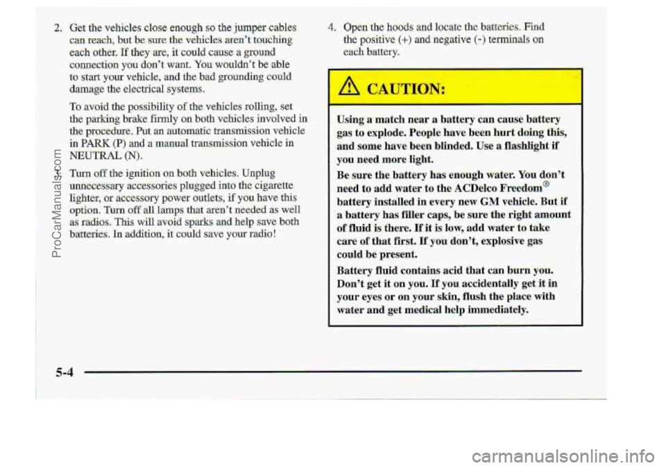 CHEVROLET S10 1998 Owners Manual 5-4
ProCarManuals.com CHEVROLET S10 1998 Owners Manual 5-4
ProCarManuals.com