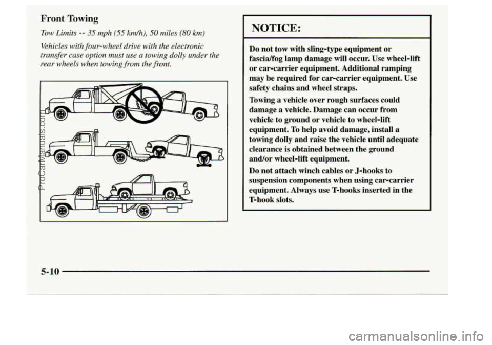 CHEVROLET S10 1998  Owners Manual ProCarManuals.com 