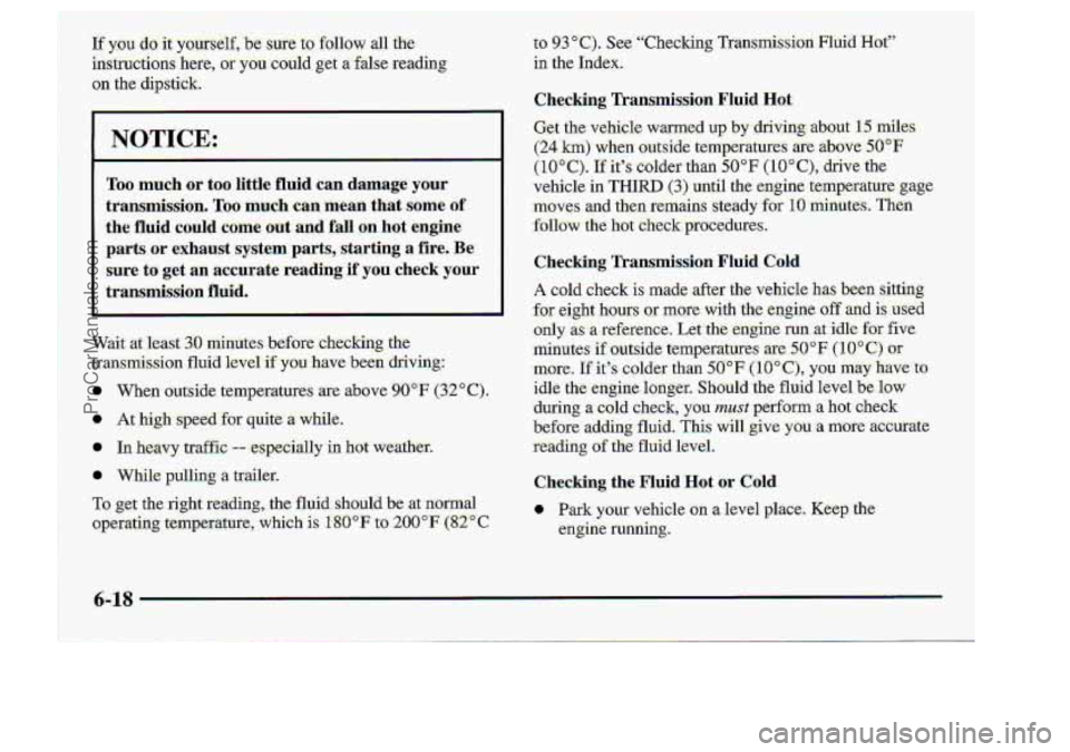 CHEVROLET S10 1998  Owners Manual 6-18 
ProCarManuals.com 