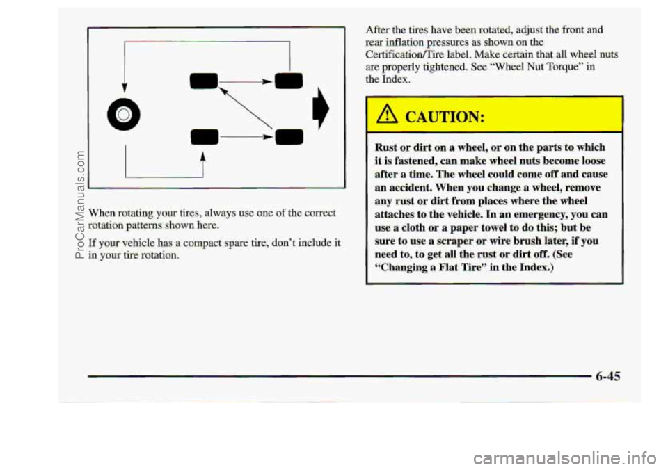 CHEVROLET S10 1998  Owners Manual ‘r 
f 
6-45 
ProCarManuals.com 