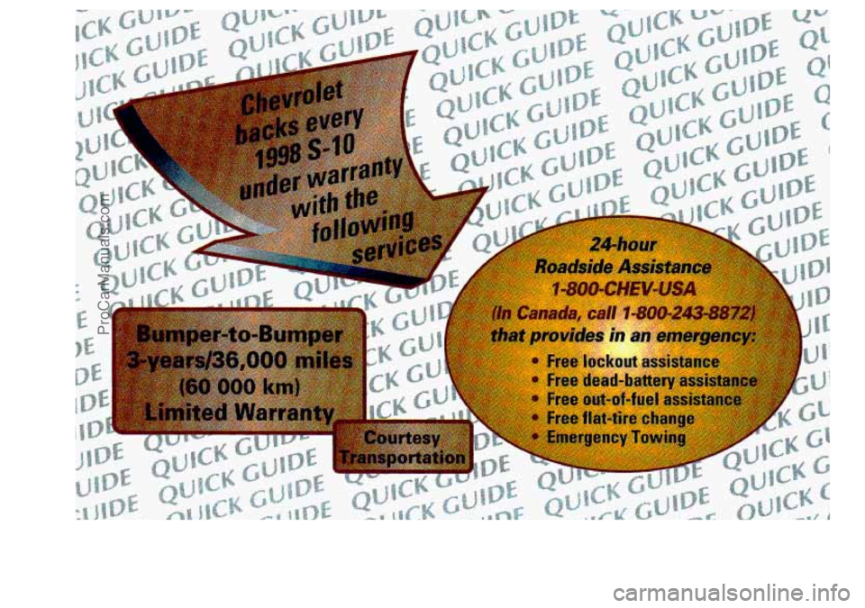 CHEVROLET S10 1998 Owners Manual ProCarManuals.com CHEVROLET S10 1998 Owners Manual ProCarManuals.com