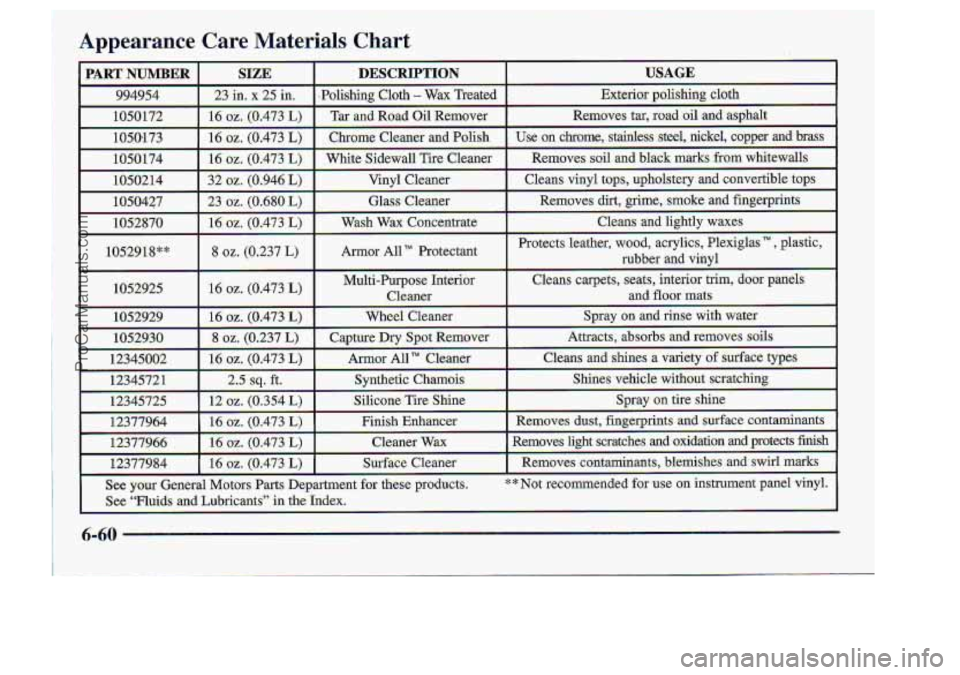 CHEVROLET S10 1998  Owners Manual ProCarManuals.com 