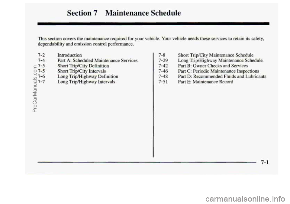 CHEVROLET S10 1998  Owners Manual 7-8. 
7-29 
7-42 
7-46 
7-48 
7-5 1 
ProCarManuals.com 