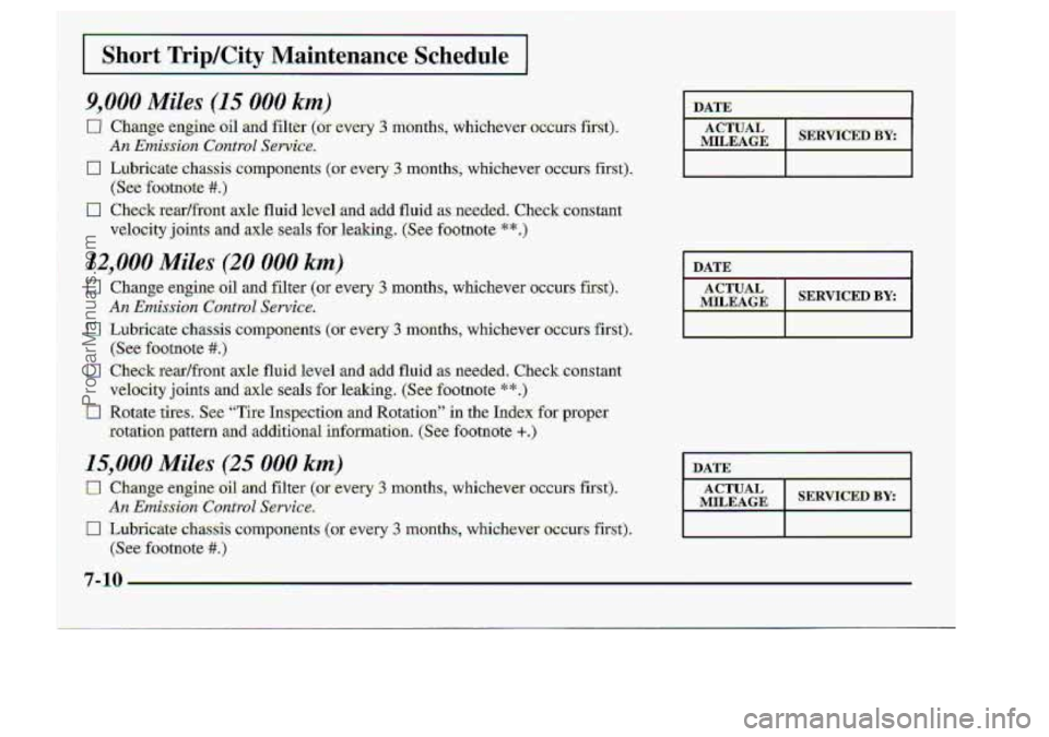 CHEVROLET S10 1998 Owners Manual DATE 1
I BATE I
DATE
ProCarManuals.com CHEVROLET S10 1998 Owners Manual DATE 1
I BATE I
DATE
ProCarManuals.com