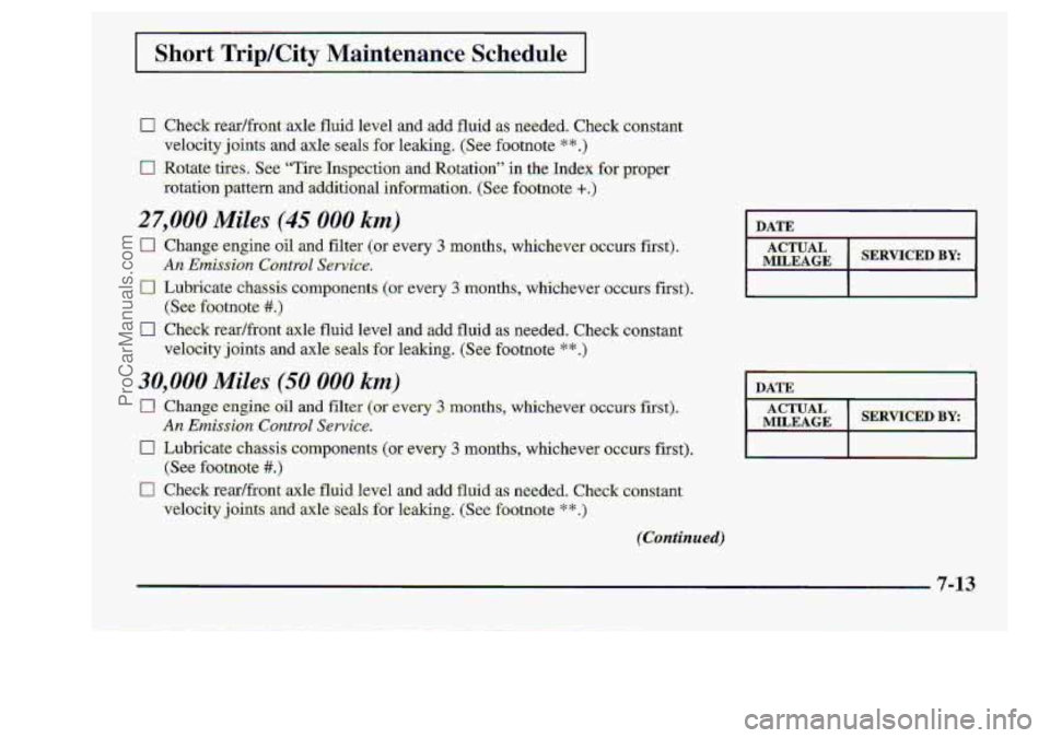 CHEVROLET S10 1998 Owners Manual I DATE I
DATE I
ProCarManuals.com CHEVROLET S10 1998 Owners Manual I DATE I
DATE I
ProCarManuals.com