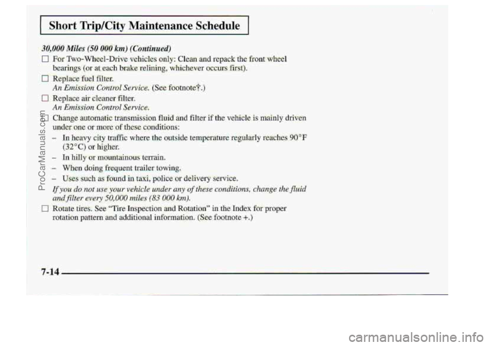 CHEVROLET S10 1998 Owners Manual 7- 1.4
ProCarManuals.com CHEVROLET S10 1998 Owners Manual 7- 1.4
ProCarManuals.com