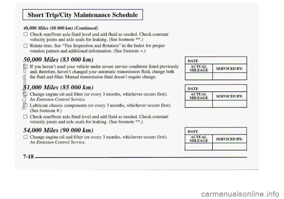 CHEVROLET S10 1998 Owners Manual DATE
I DATE I
ProCarManuals.com CHEVROLET S10 1998 Owners Manual DATE
I DATE I
ProCarManuals.com