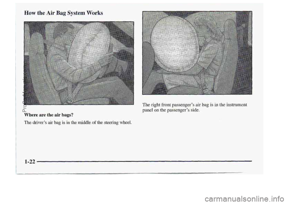 CHEVROLET S10 1998 Owners Guide How the .Air Bag System Works 
ProCarManuals.com 