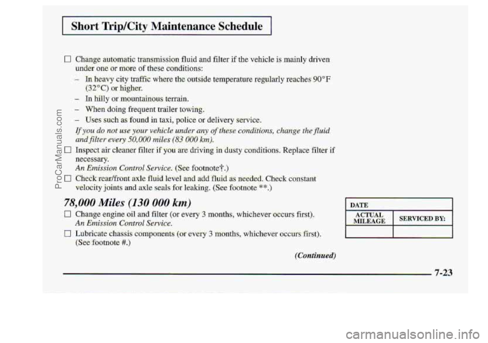 CHEVROLET S10 1998 Owners Manual DATE
ProCarManuals.com CHEVROLET S10 1998 Owners Manual DATE
ProCarManuals.com
