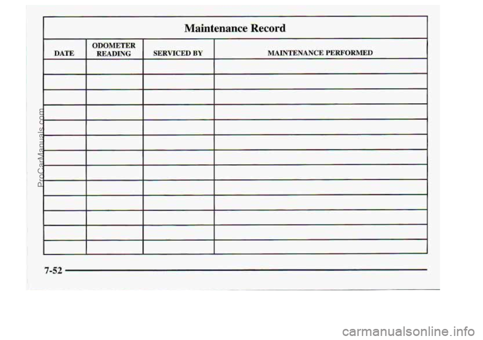 CHEVROLET S10 1998 Owners Manual ProCarManuals.com CHEVROLET S10 1998 Owners Manual ProCarManuals.com