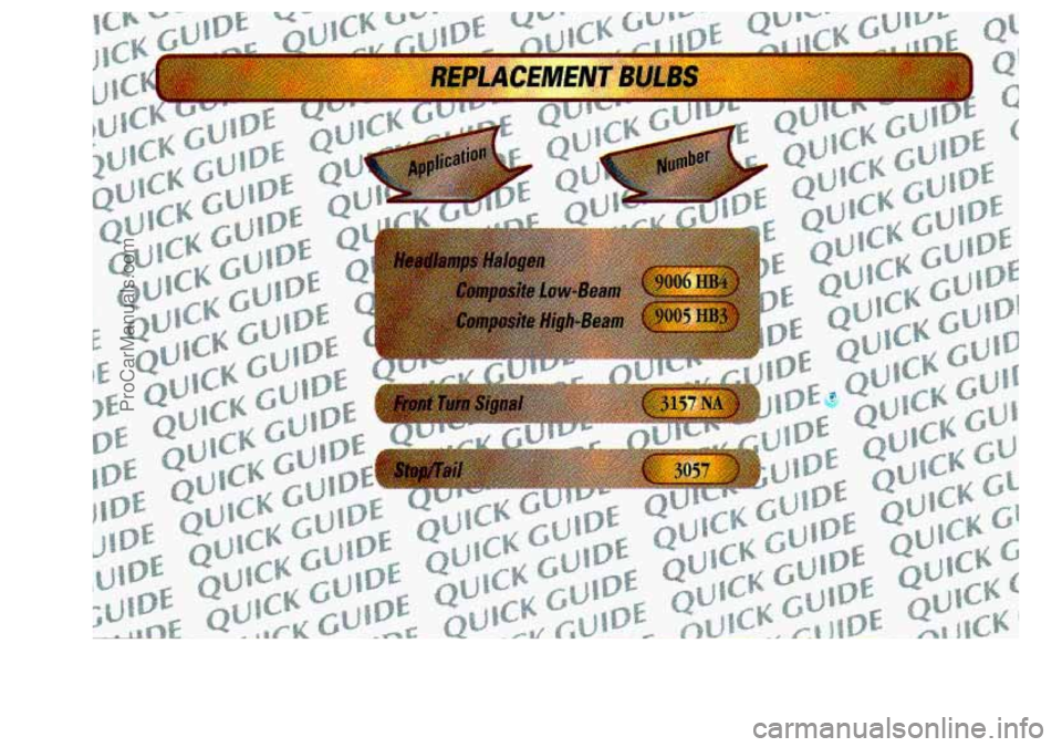 CHEVROLET S10 1998  Owners Manual ProCarManuals.com 