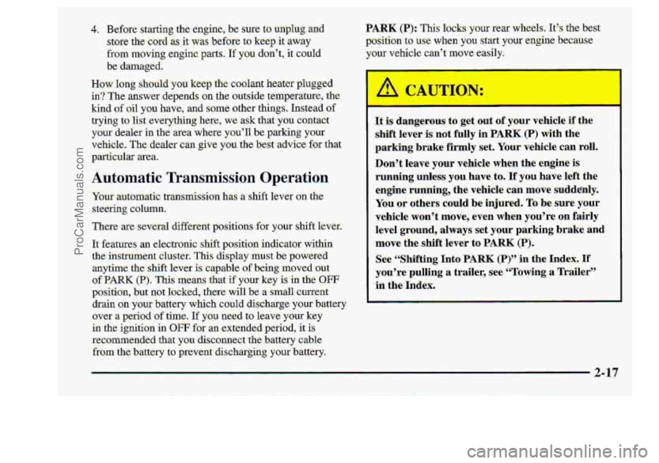 CHEVROLET S10 1998 Manual PDF ProCarManuals.com CHEVROLET S10 1998 Manual PDF ProCarManuals.com