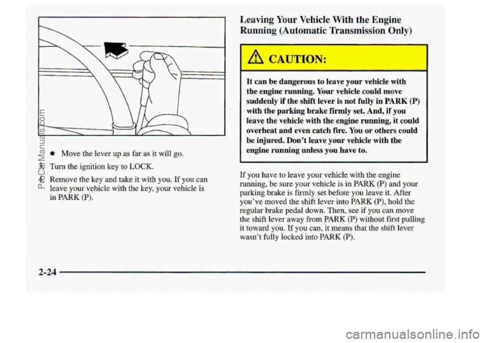 CHEVROLET S10 1998 Manual Online CAUTION: 
H 
ProCarManuals.com 